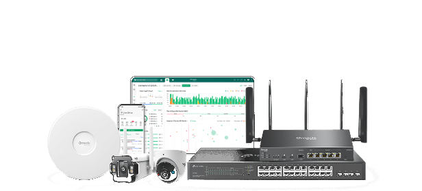TP-Link Omada access point, cameras, switch and router range